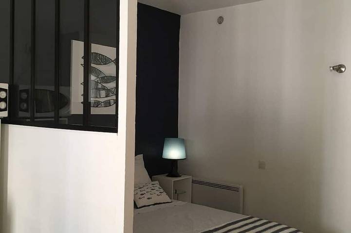 Ganze Wohnung, Hervorragendes modernes Studio in typischer Nachbarschaft in Sete, Mittelmeerküste (Frankreich)