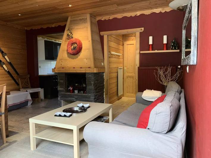 Chalet pour 6 personnes, avec balcon à Pra-Loup