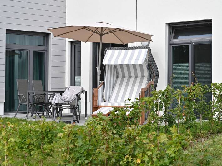 Ferienwohnung für 4 Personen, mit Terrasse und Sauna in Glowe