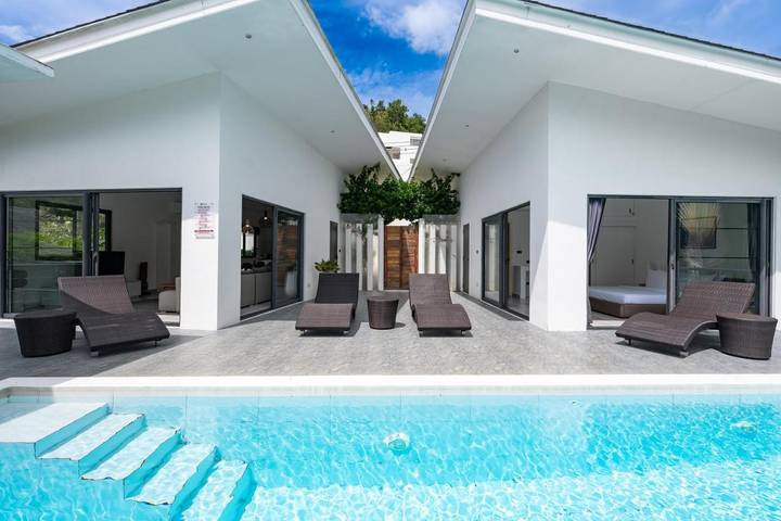 Villa voor 4 personen, met zwembad en tuin op Koh Samui