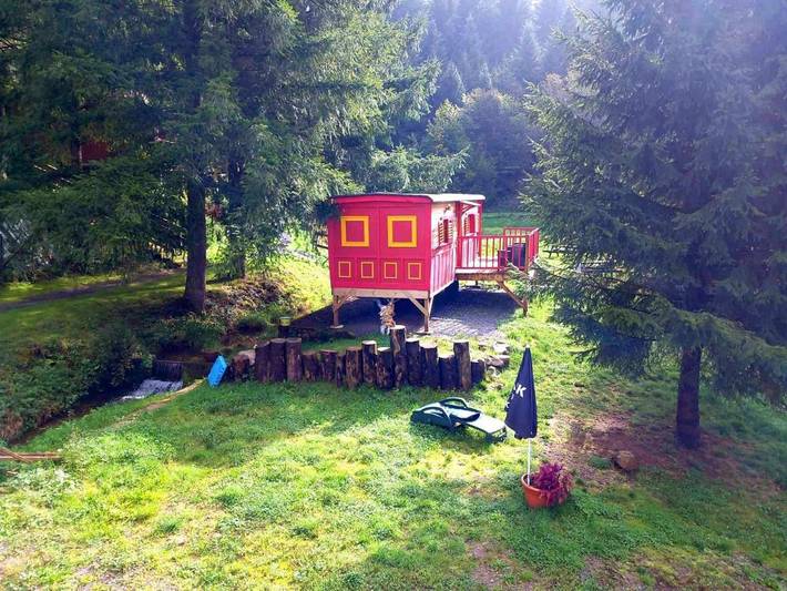 Location de vacances pour 4 personnes, avec vue sur le lac et vue ainsi que terrasse et jardin, animaux acceptés à Belval - 3