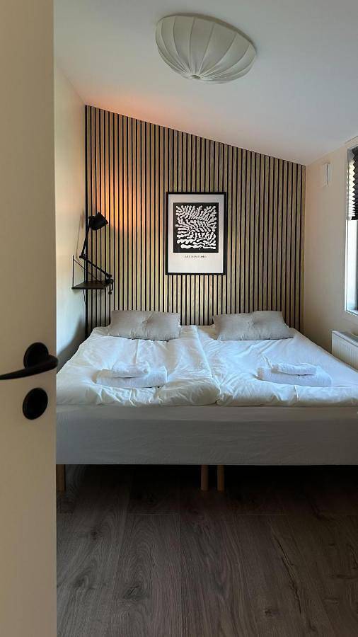 Lägenhet för 4 Personer, med trädgård och utsikt, med husdjur i Halmstad