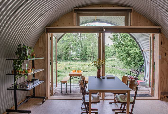 Einzigartiges Ferienhaus für 2 Personen inmitten der friesischen Natur von Marrum in Niederländische Nordsee