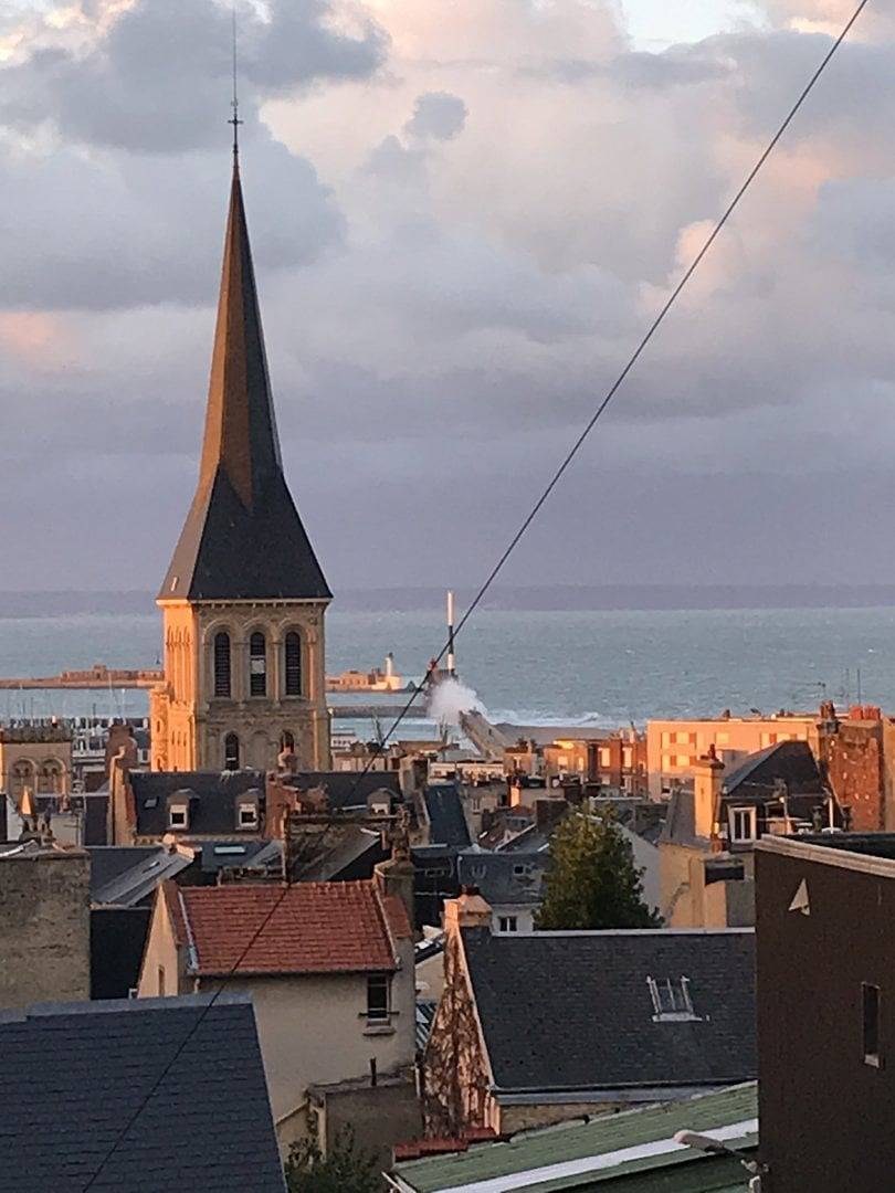 Jolie chambre vue port (possibilité petite chambre sup) - Chambre mansardée vue mer in Saint-Martin-du-Littoral, Région du Havre
