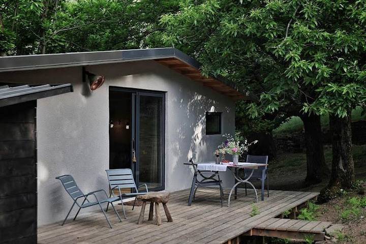 Chalet pour 2 personnes, avec terrasse et vue