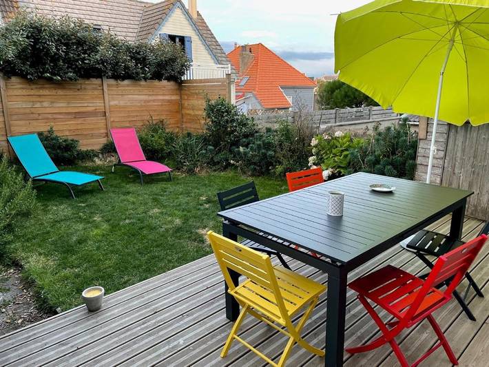 Vakantiehuis voor 6 personen, met tuin in Wimereux