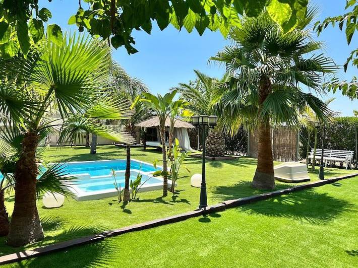 Casa rural para 8 personas, con jacuzzi además de piscina y jardín, Familias con niños en l'Alacantí - 4