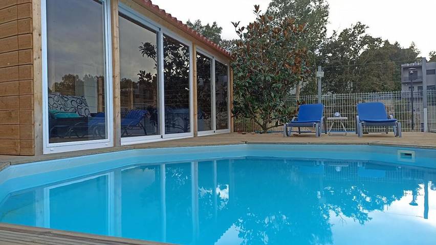 Location de vacances pour 8 personnes, avec vue et piscine ainsi que vue sur le lac et jardin dans Alpendurada - 3