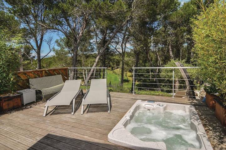 Maison de vacances pour 6 personnes, avec piscine ainsi que jacuzzi et jardin - 1