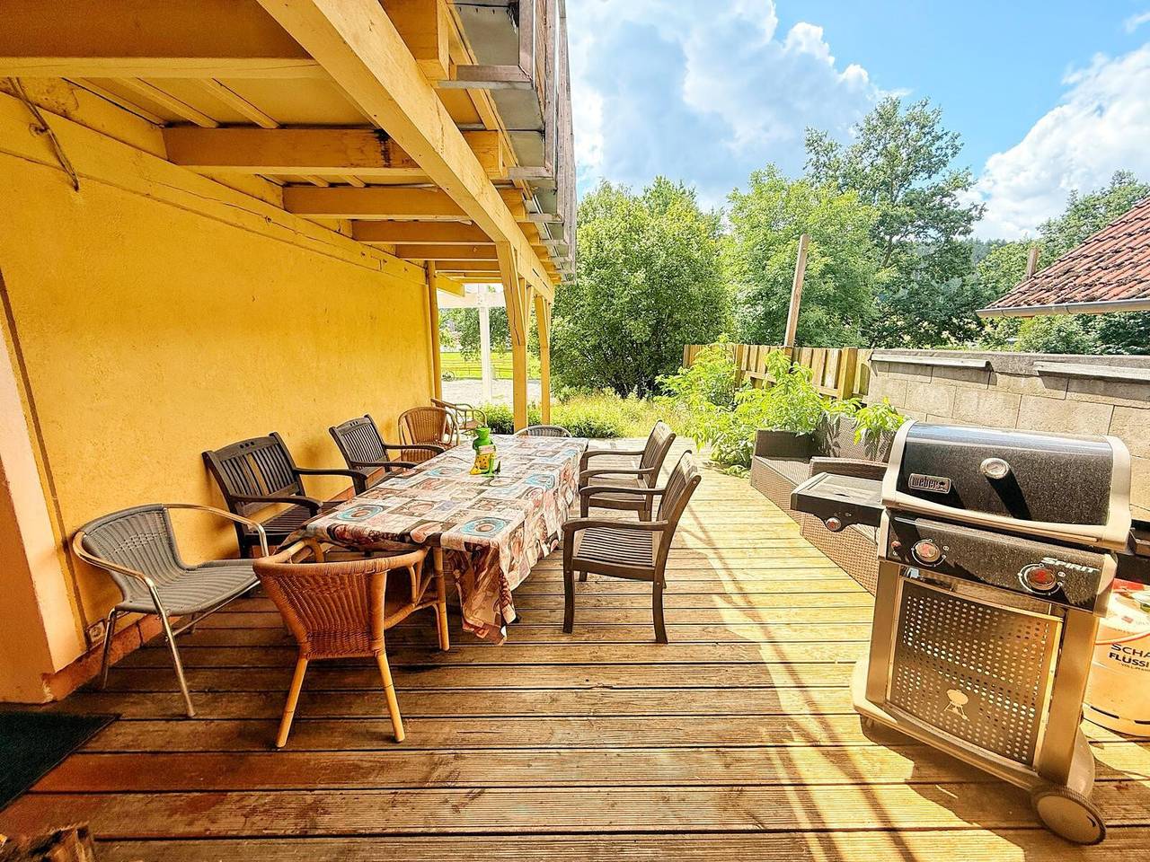 Ganze Wohnung, Ferienwohnung '6 & 7' mit offener Terrasse und Wlan in Burghaslach, Steigerwald