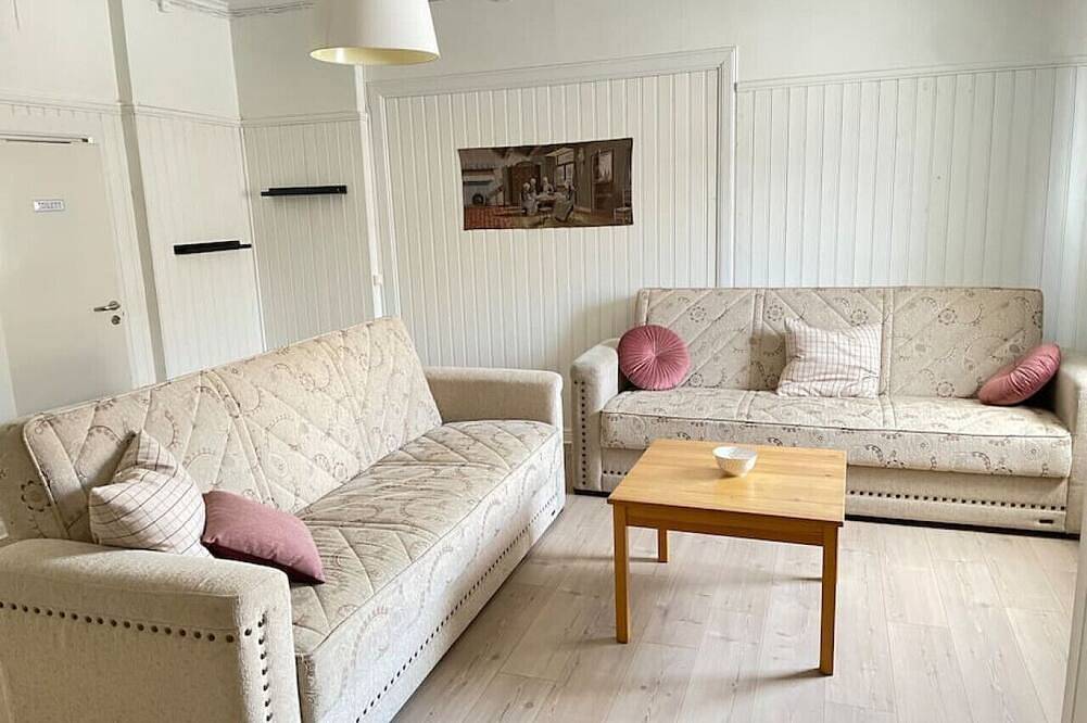 Ganze Wohnung, Skräddaren close to Vasaloppet finish line portal in Mora, Dalarna