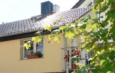 Ferienwohnung für 4 Personen, mit Balkon und Garten, kinderfreundlich in Erfurt