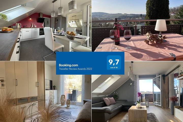 Ferienwohnung für 4 Personen, mit Pool und Balkon sowie Garten - 1