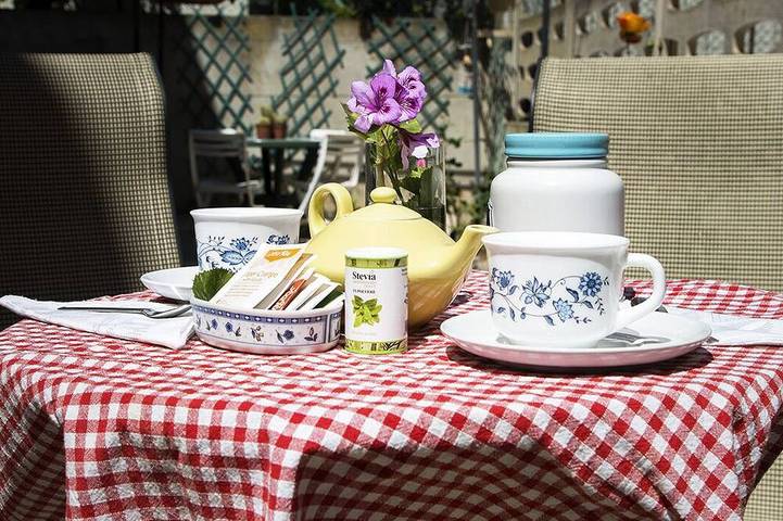 Ferienwohnung für 3 Personen, mit Terrasse und Garten