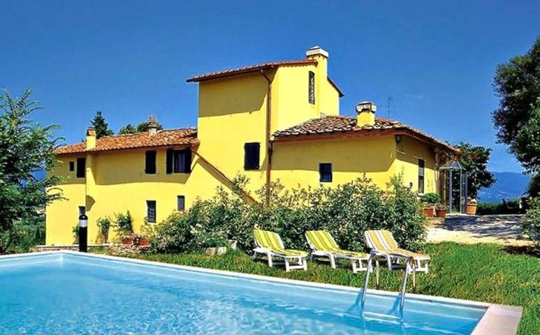 Villa pour 6 personnes, avec Jardin ainsi que Piscine et Vue à Torri