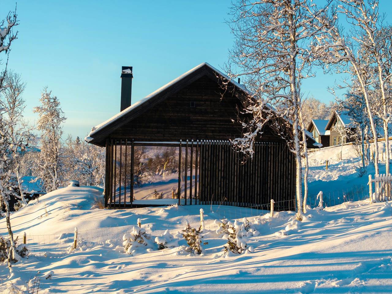 Architektenhütte mit Skipiste bei Geilo und Hemsedal in Ål