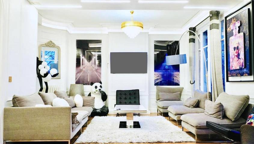 Lägenhet för 6 Personer, med balkong samt sjöutsikt och utsikt i Paris