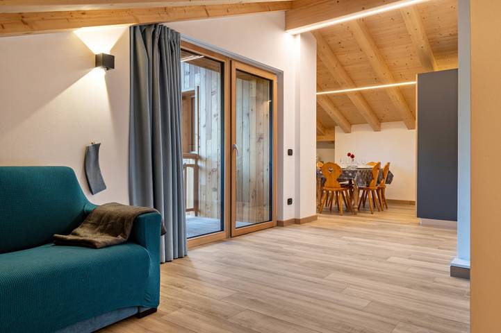 Ferienwohnung für 6 Personen, mit Balkon und Garten in den Dolomiten - 4