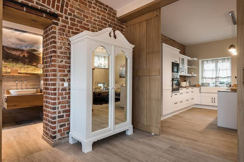 Geheel appartement, Ferienwohnung \"paulina\" im Historischen Speichergebäude auf Einem Bauernhof in Münster, Münsterland