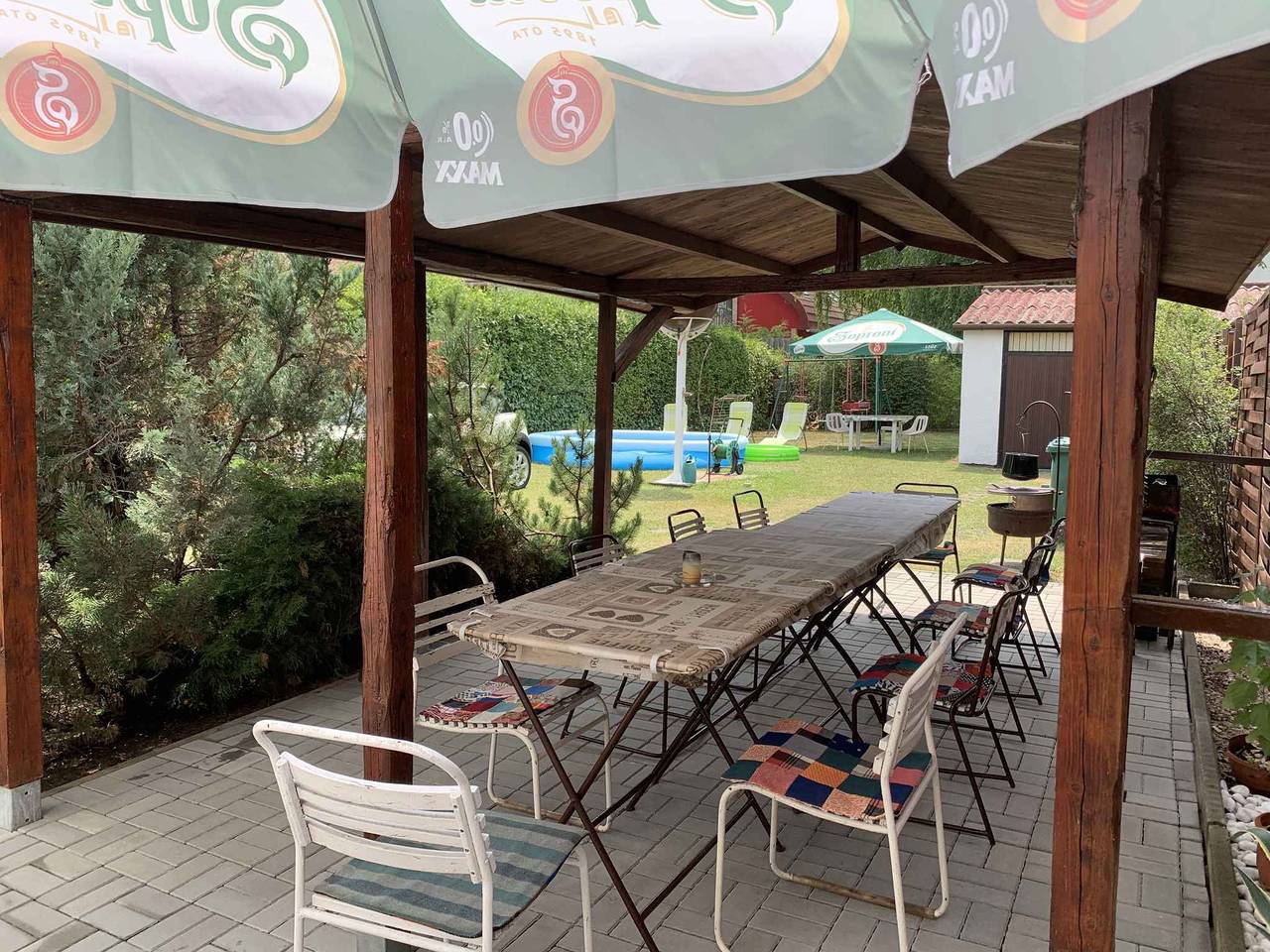 Ferienhaus 50 m zum Balaton mit eigenem Steg und Boot in Szantod, Plattensee Südufer