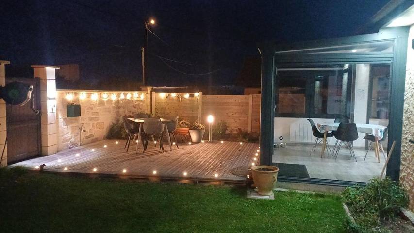 Location de vacances pour 4 personnes, avec vue et jardin dans Plage Du Mesnil Val Criel Sur Mer - 2