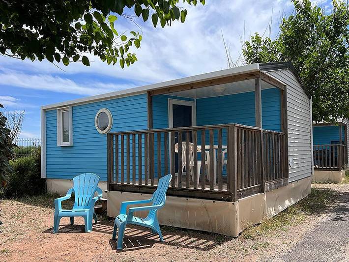 Camping Méditerranée Plage - Mobilheim 4 personen - Mobilheim Classique - 22-24m² - 2 Zimmer in Portiragnes Plage, Vias