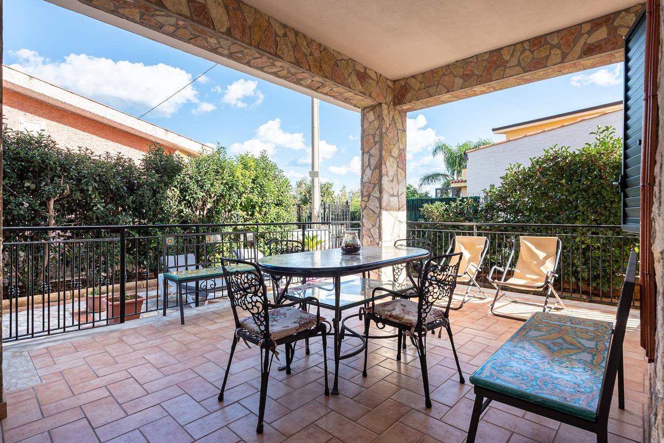 Villa 'Villino Giovanna' con terraza privada, Wi-Fi y aire acondicionado in Trabia, Provincia de Palermo