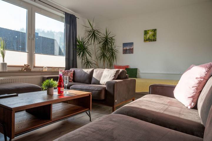 Ferienwohnung für 4 Personen, mit Ausblick in Bodenwerder