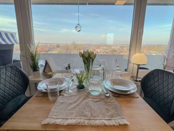 Ferienwohnung für 2 Personen, mit Balkon an der Nordsee