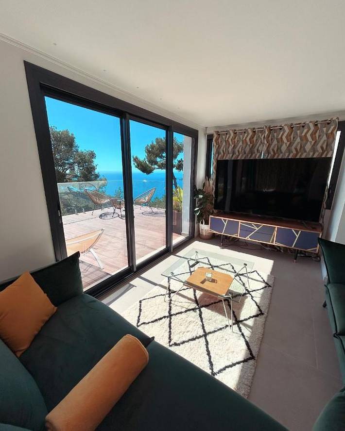 Gîte pour 4 personnes, avec jardin ainsi que piscine et vue à Èze - 4