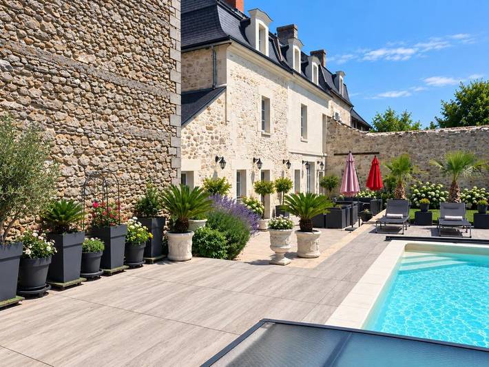 Maison de vacances pour 12 personnes, avec vue ainsi que jardin et piscine - 1