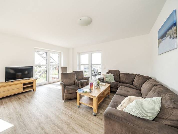 Ferienwohnung für 13 Personen, mit Sauna und Balkon, kinderfreundlich in Südtondern