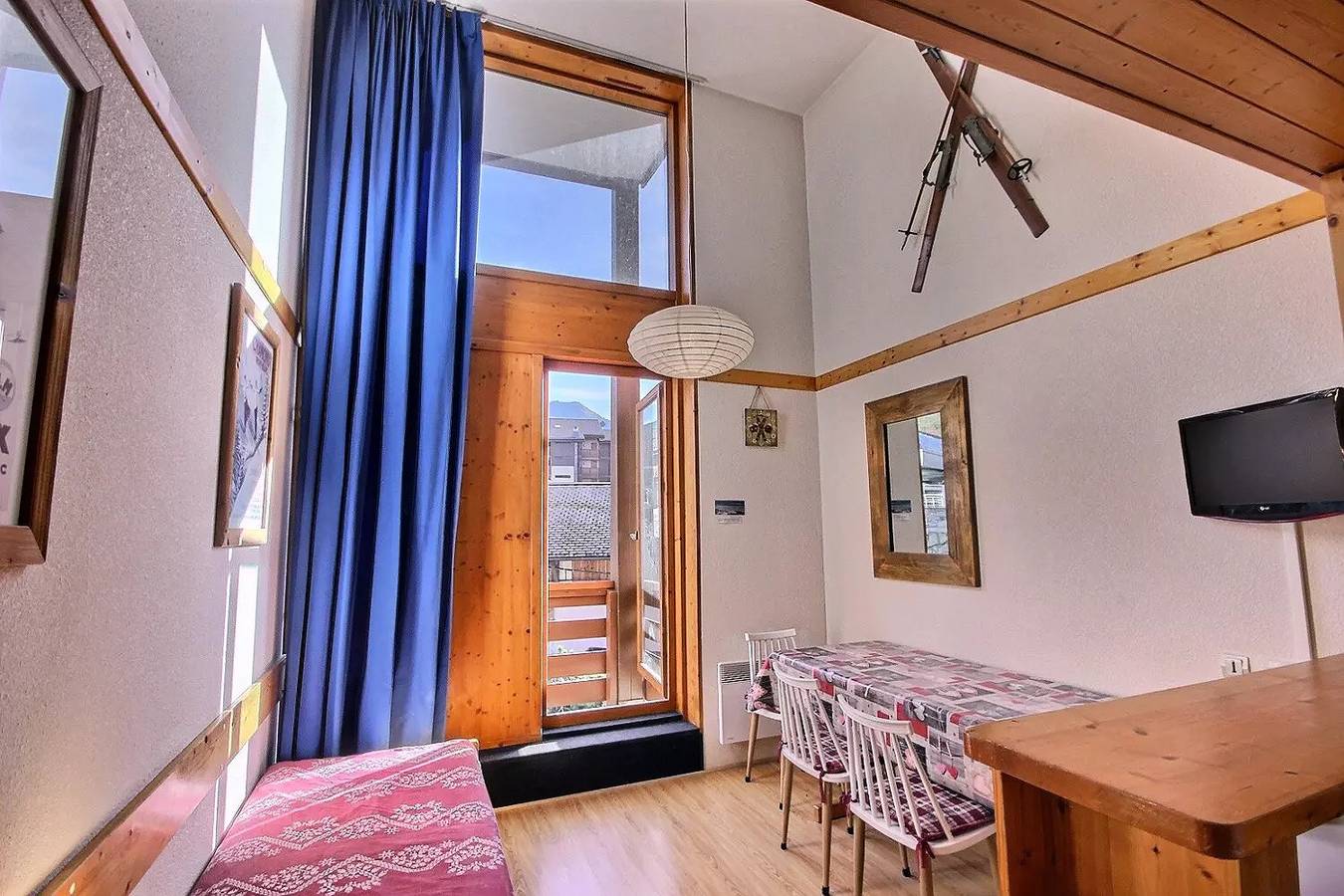 Appartement entier, Appartement 2 pièces 5 personnes à Vallandry en centre station et à côté des pistes in Landry, Parc National de la Vanoise