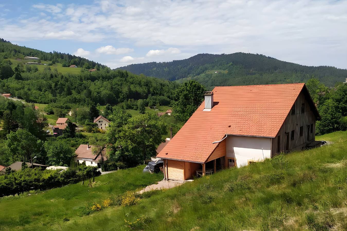 Les Adrets du Charron – Gemütliches Ferienhaus am Waldrand in Ventron, Vogesen in Ventron, Regionaler Naturpark Belchen der Vogesen