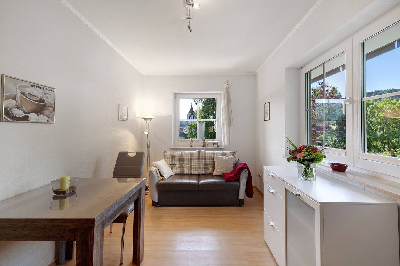 Ganze Wohnung, Ferienwohnung 'Waltraud' mit gemeinsamer Terrasse, Gemeinschaftsgarten und Wi-Fi in Tieringen, Meßstetten