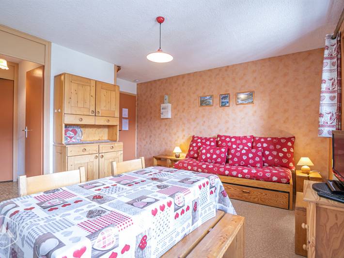 Studio pour 4 personnes, avec balcon