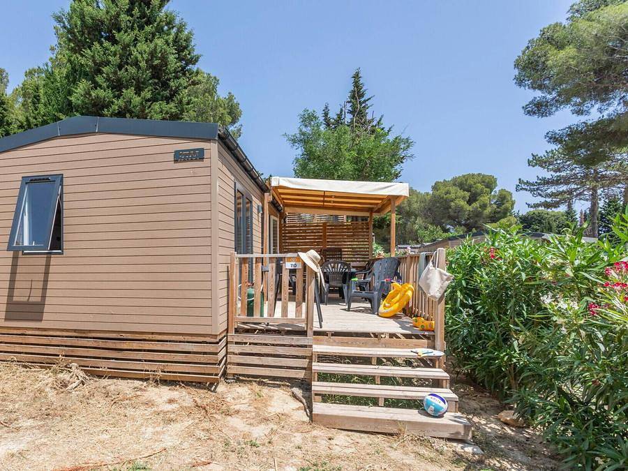Domaine de Miremer - Mobile home 6 persons - Mobile-home Homair Vacances at camping Domaine de Miremer | Comfort | 3 Bedrooms | 6 Pers | Raised terrace | Air conditioning in La Garde-Freinet, Mediterranean Coast (France)