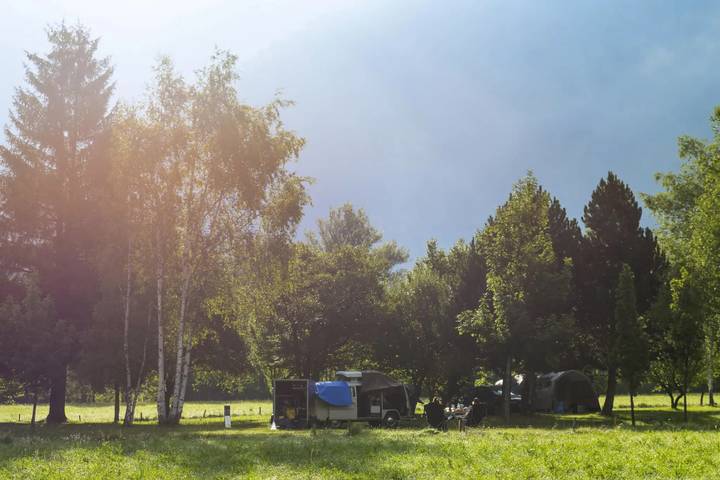Tienda Safari glamping Verney 6 personas in Le Bourg-d'Oisans, Parque Nacional de los Ecrins