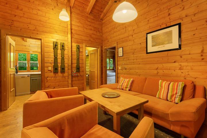 Entire apartment, Apartment 'Blockhaus Hedwig Zwei' with Shared Pool, Private Terrace and Wi-Fi in Stamsried, Eastern Bavaria