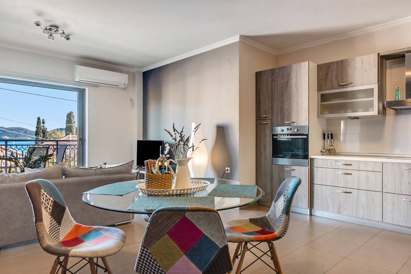 Cały apartament, Apartament wakacyjny dla 4 osób z balkon in Kefalinia