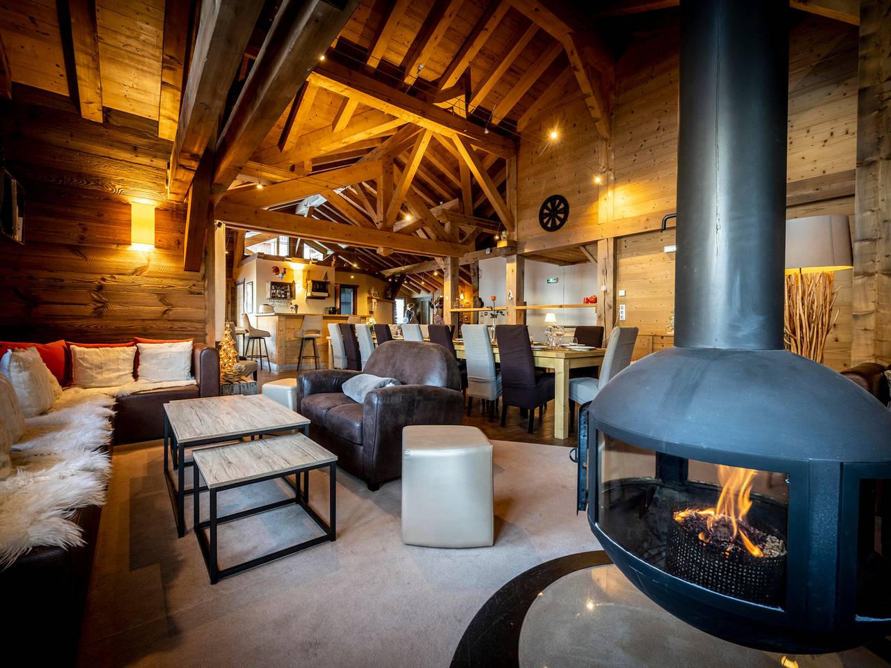 Luxuriöses Chalet mit 7 Betten, Jacuzzi und Sauna, nahe dem Sessellift in La Plagne, La Plagne-Tarentaise