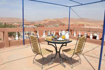 Maison d’hôte pour 2 personnes, avec piscine ainsi que vue et jardin dans Aït-ben-Haddou