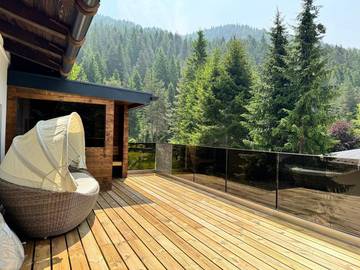 Cottage pour 4 personnes, avec balcon et sauna, adapté aux familles à Leutasch