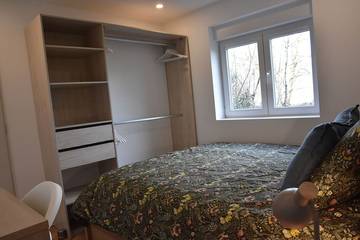 Gîte pour 4 personnes, avec balcon à Manom