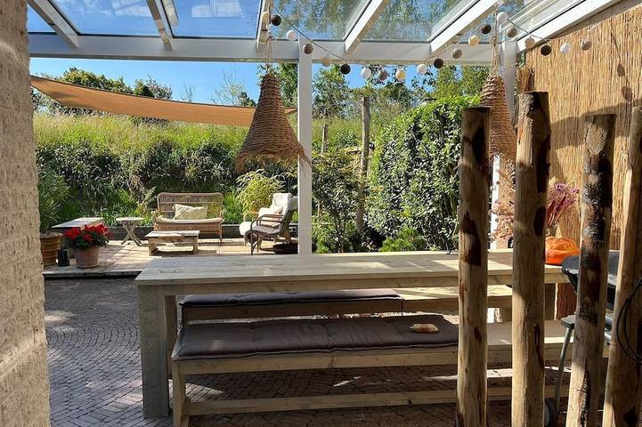Ferienhaus für 4 Personen, mit Sauna und Garten, mit Haustier