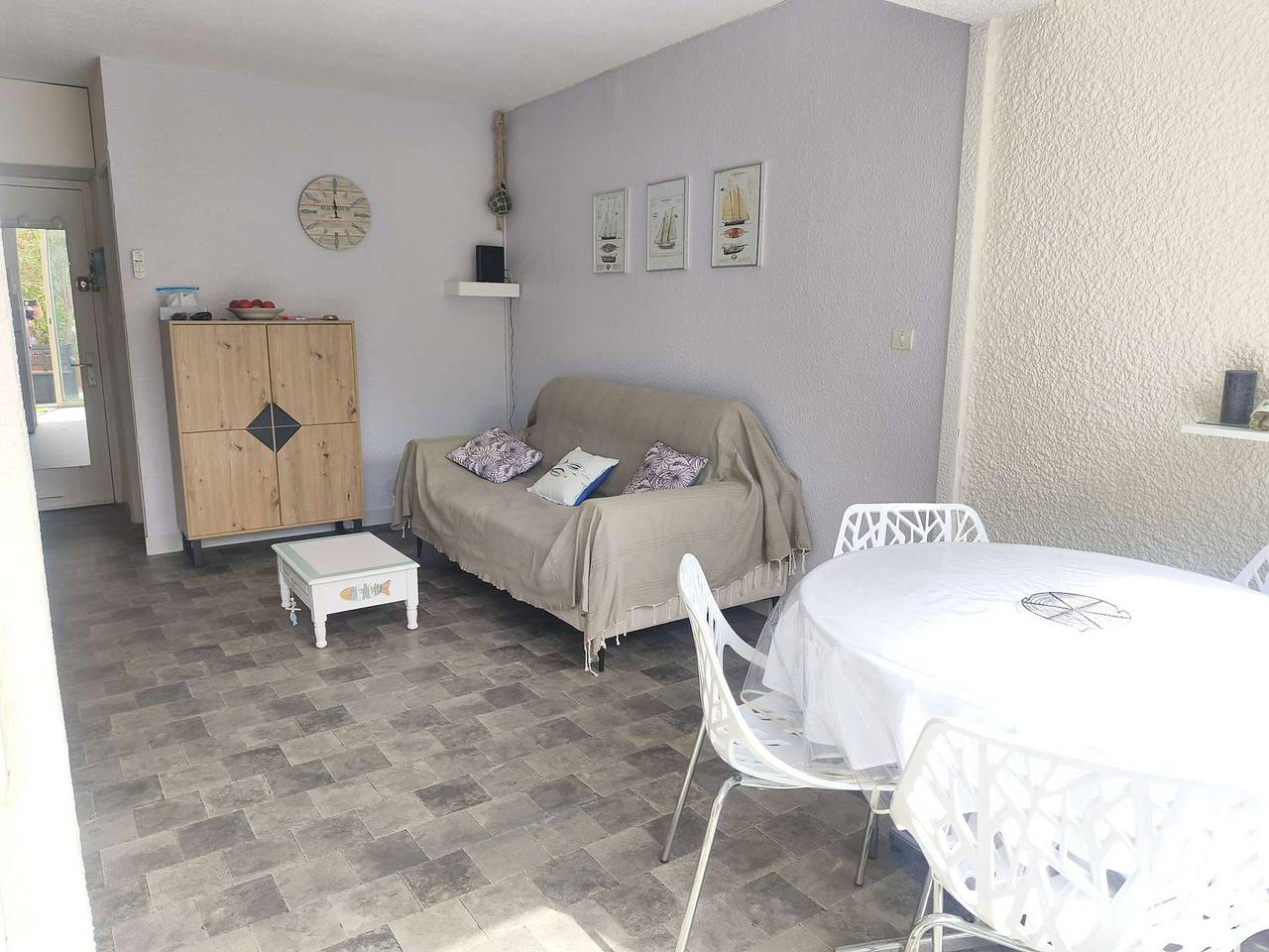 Appartement entier, Bel Appartement T2 Climatisé avec Jardin et Wifi, à 150m de la Plage, Valras-Plage in Valras-Plage, Côte d'Améthyste