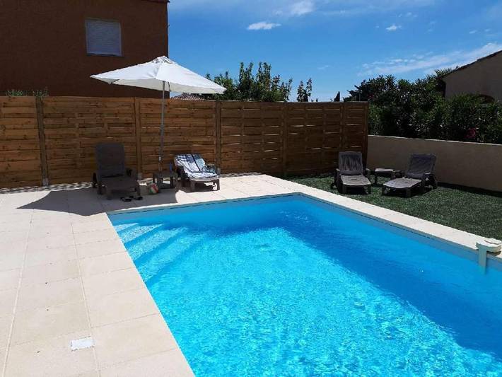 Location de vacances pour 7 personnes, avec piscine et jardin, animaux acceptés à La Palme - 4