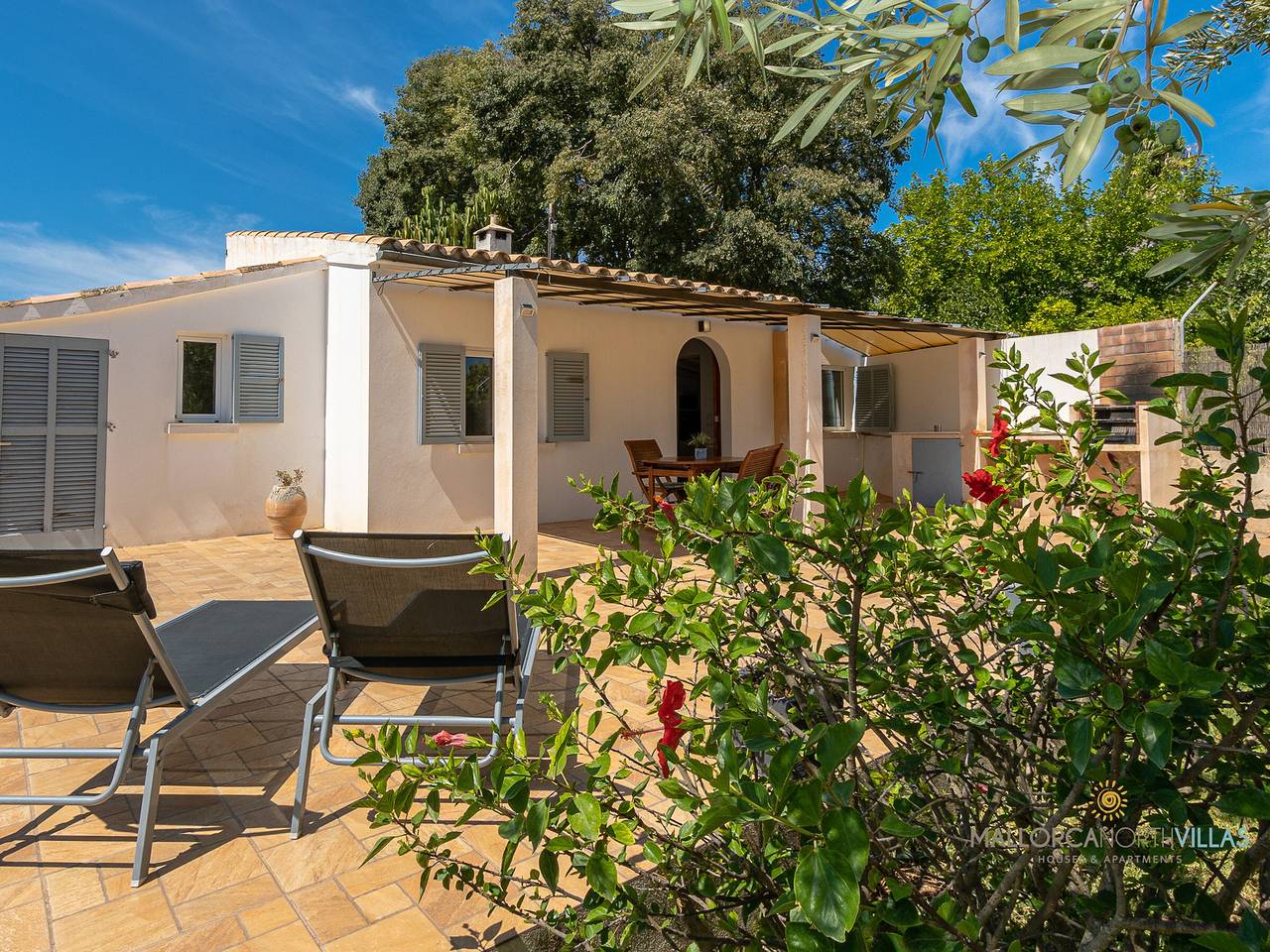 Rural villa in Pollença with fireplace, for 2 people in Pollença Town, Pollença