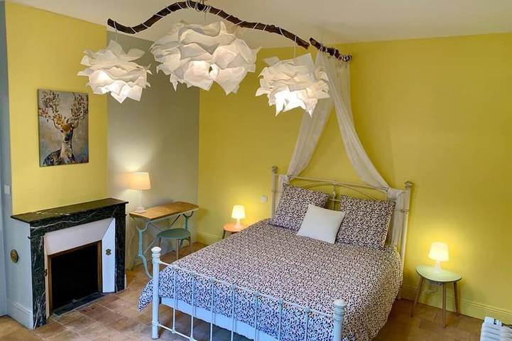 Chambre d’hôte pour 14 personnes, avec Jardin
