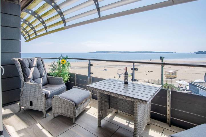 Ferienwohnung für 4 Personen, mit Meerblick und Balkon in Großbritannien